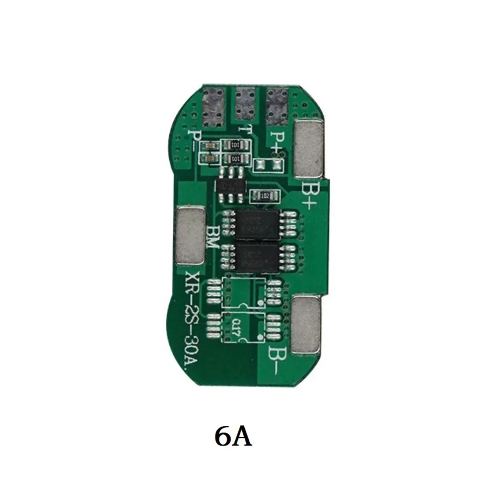

Battery Charge Protection Board Lithium PCB 6A/10A 7.4V Accessories Power Tool Protection Board Power Bank Power Tool Batteries