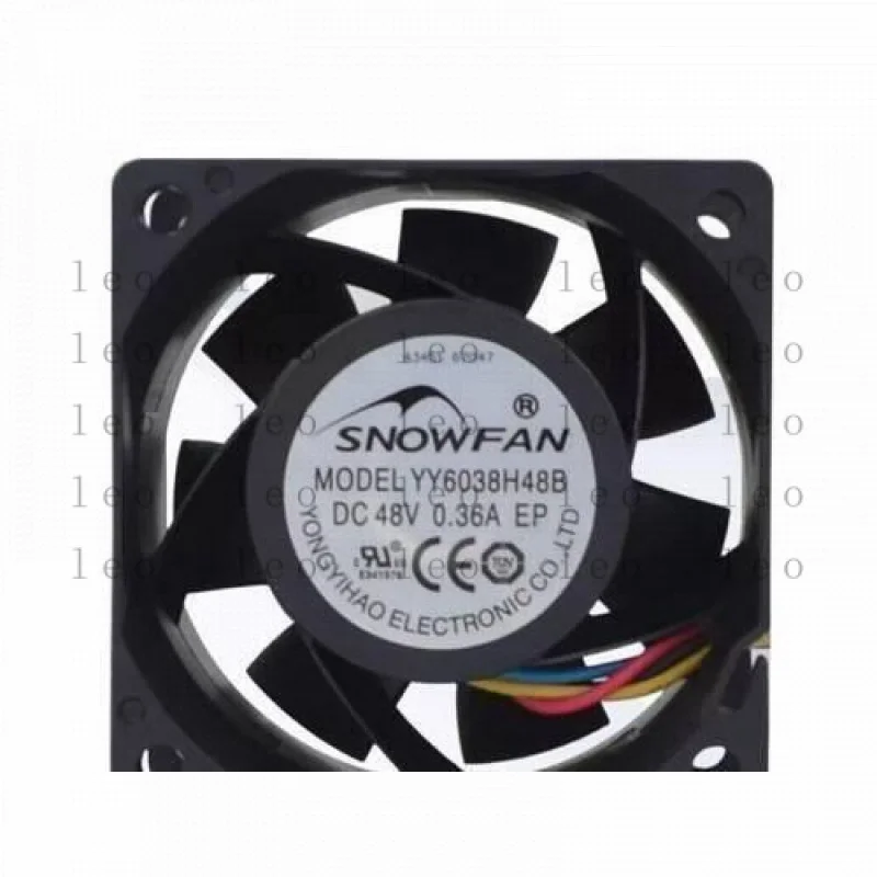 

YY SNOWFAN YY6038H48B DC48V 0.36A 4-проводной охлаждающий вентилятор # Ф4