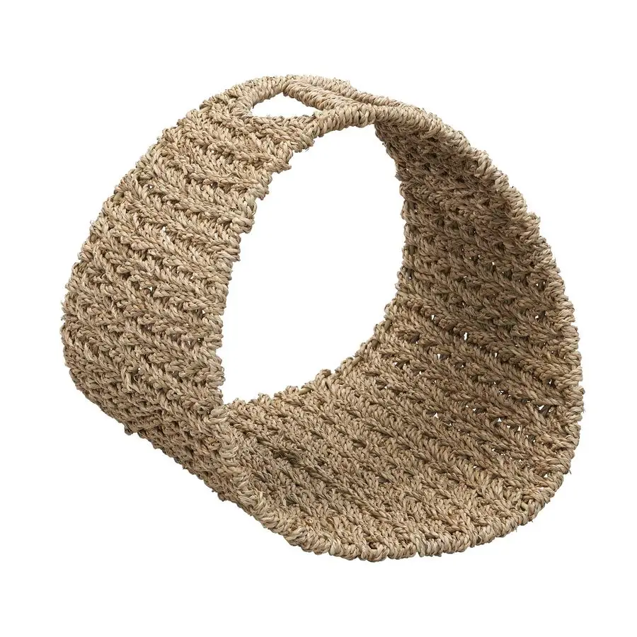 

Oval Magazine Rack, Natural Seagrass