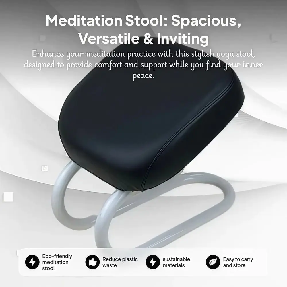 

Adjustable Height Kneeling Meditation Stool Portable Non-slip Prayer Bench Ergonomics Sturdy Meditation Bench