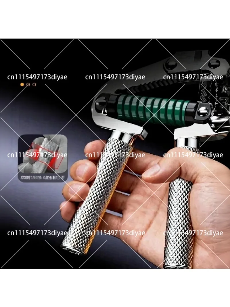 Adjustable All Metal Hand Gripper 240kg Strength Trainer for Forearm Finger Muscle Exercise