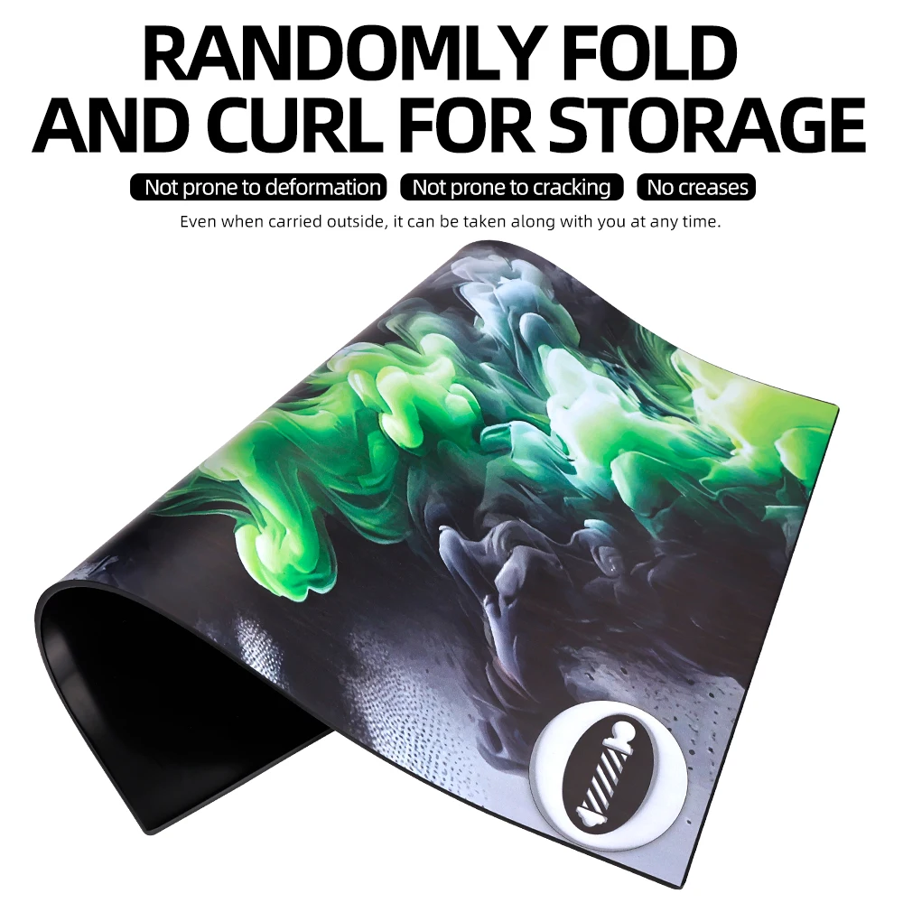 

Barber Mat Barbershop Magnetic Mats Anti-slip Flexible Rubber Scissors Storage Pad Salon Heat Resistant Hairdresser Organizer