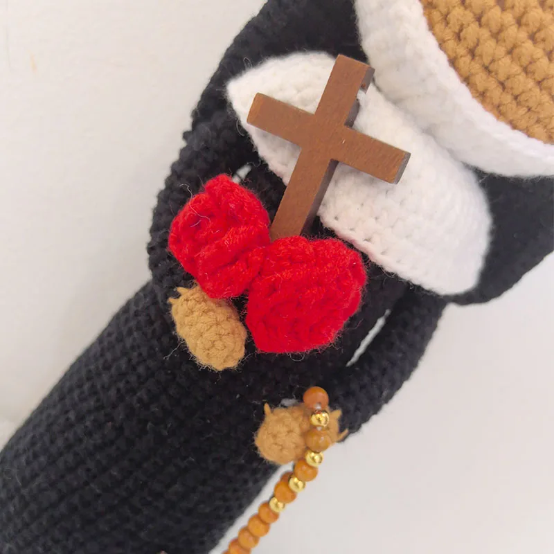 ตุ๊กตาซานต้าเทเรซิต้าแฮนด์เมด - Little Saint Therese Amigurumi - ของขวัญวันพ่อและคริสต์มาส