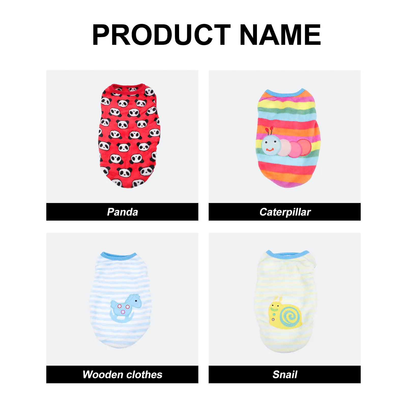 

4pcs Small Dog Clothes Flannel Vest Warm Winter Dog Vest For Holiday Party Outdoor Wear Pet Winter Clothes Pet Supplies