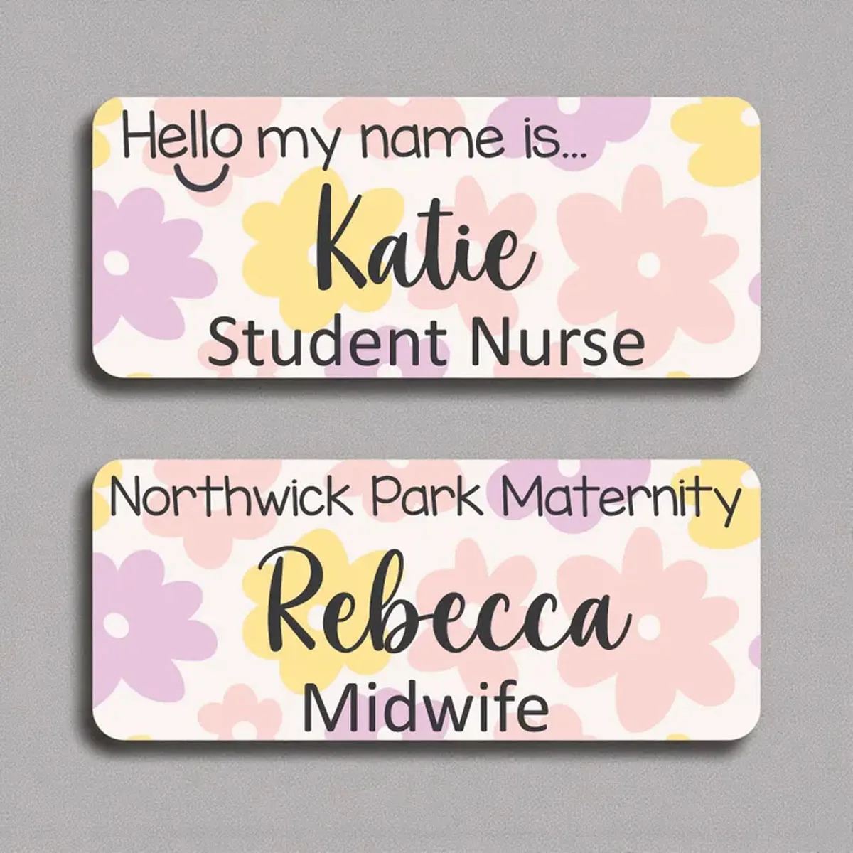 Personalised Name Badge | Custom Staff Name Tag | NHS, Healthcare, Teacher, Nursery  ID Badge  Name Badges | Educators | Nursing