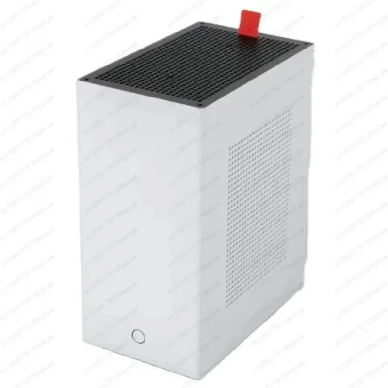Transparentes Seitenpanel K39pro-Gehäuse, Mini-ITX-Mini-Desktop-PC-Gehäuse aus Aluminiumlegierung mit Netzteil