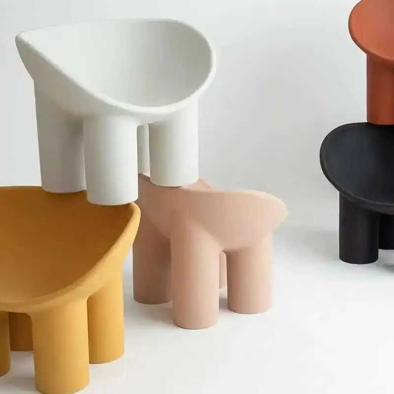 

Black Unique Chairs Irregular Clear Cheap Creative European Minimalist Living Room Chairs Italian Fauteuil Postmodern Furniture