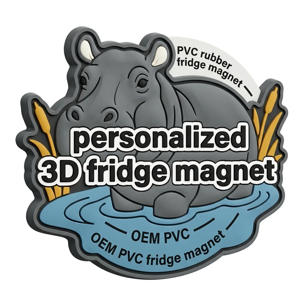Promotional Custom Eco‑friendly Durable Cute 3D PVC Fridge Magnet Home Decor Tourism Souvenir Refrigerator Magnet Gift
