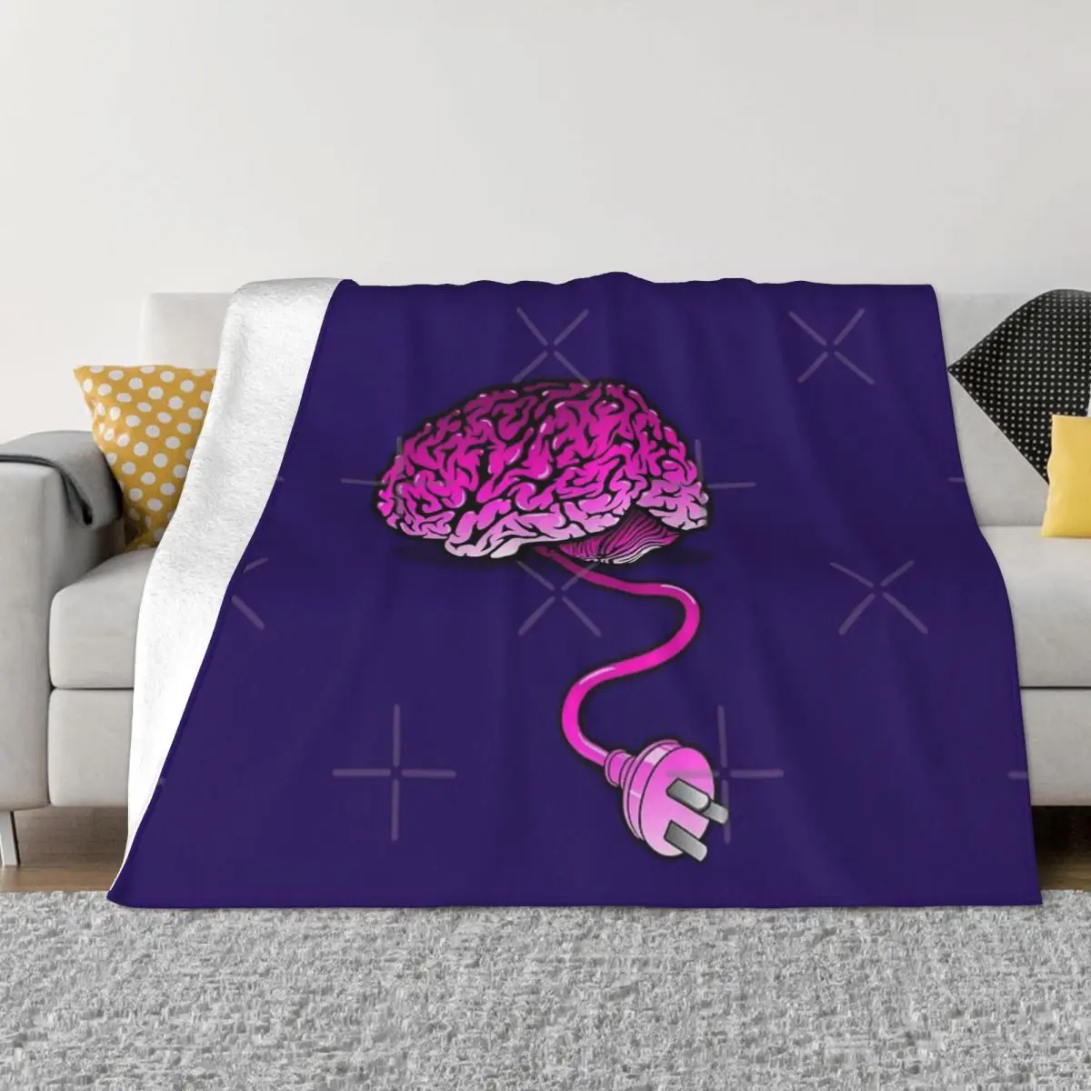 Unplug Your Mind Four Seasons Universal Blanket Travel Can Be Laid Halloween Gifts