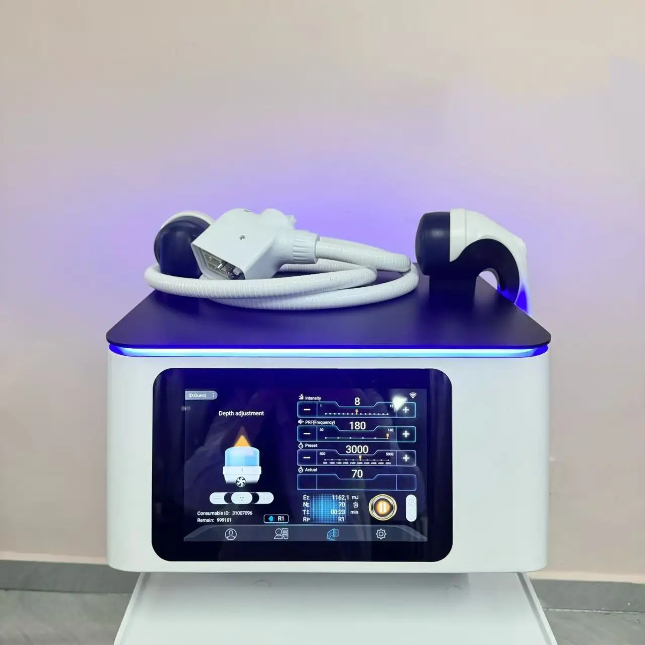 Professional Machine Focused Ultrasound Face Lifting Anti-Wrinkle Skin Rejuvenation Salon Beauty Device