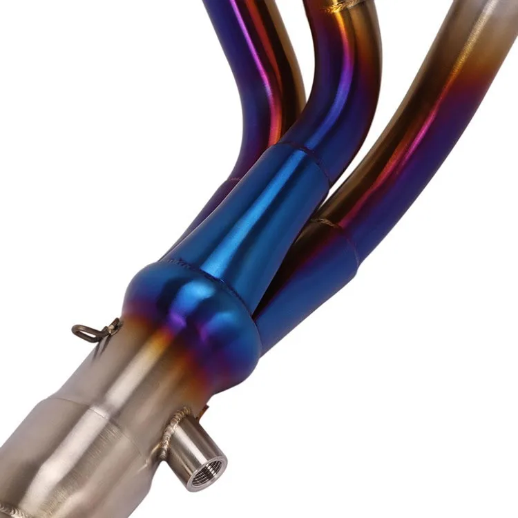 Для Yamaha MT09 2014-2020 FZ09 51 мм выхлопная система, соединительная труба, полусиние выхлопные трубы