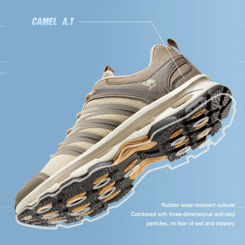 GOLDEN CAMEL Hiking Shoes Non-slip Amphibious Male Sneakers Quick-dry Breathable Sports Fishing Running Shoes for Men Summer