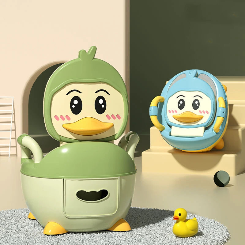 New Baby Potty Toilet Training Seat Cartoon Duckling Thickening Children's Special Potty Baby Urinals Boys Girls Toilet Supplies