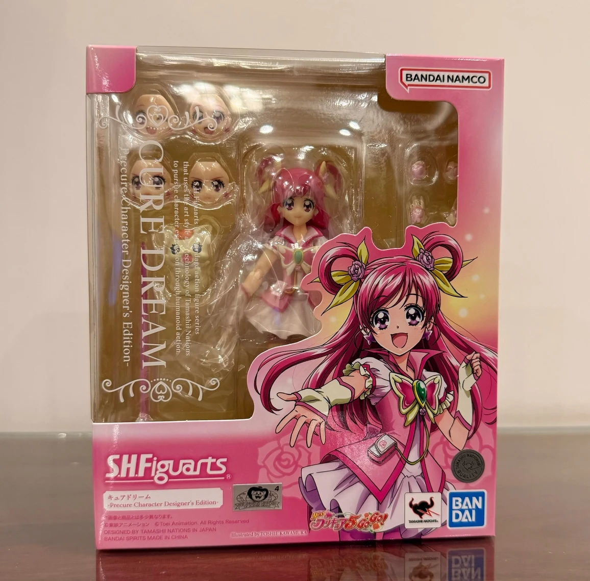 

100% оригинал Bandai Shf Sh Figuarts Cure Dream Precure Character Designer's Edition Фигурки Модель Коллекция игрушек