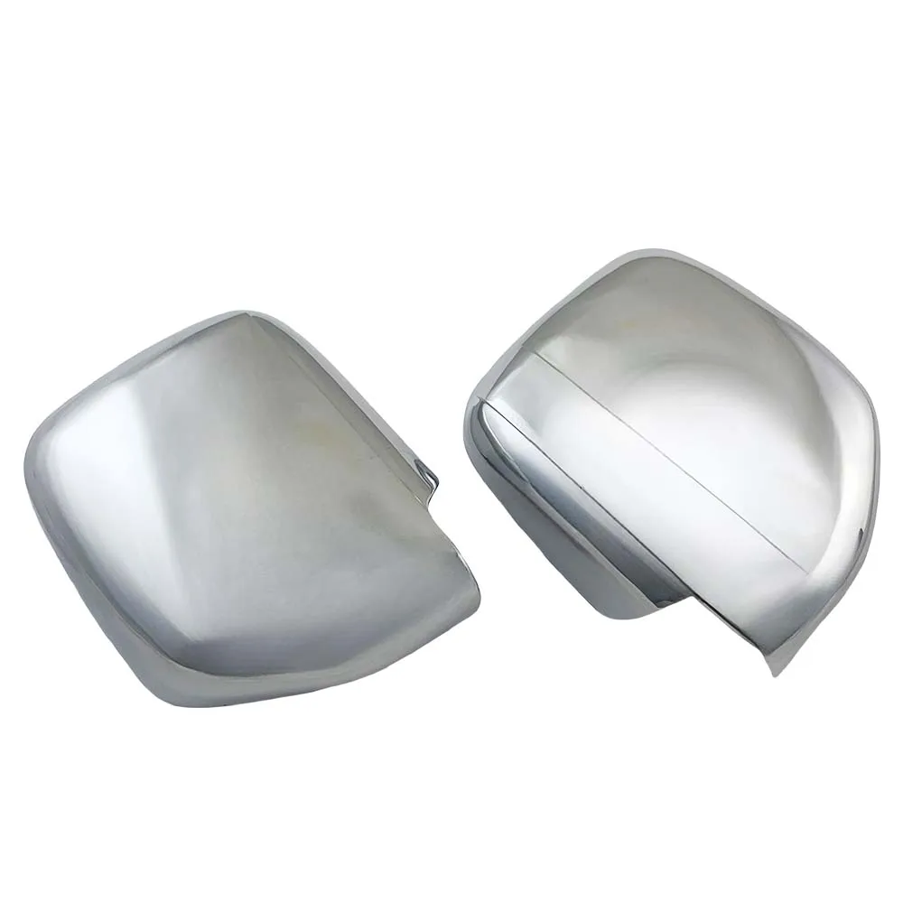 For Toyota Land Cruiser Prado FJ90 1998 2000 - 2002 Chrome Silver Chrome Silver Door Mirror Covers Trim Car Rearview Accessories