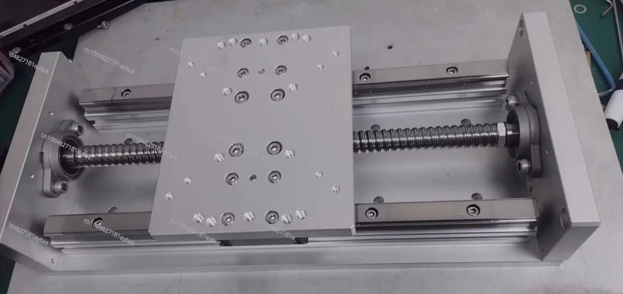 X-axis guide ball screw fine-tuning slide table precision hand cranked heavy-duty linear ultra long stroke