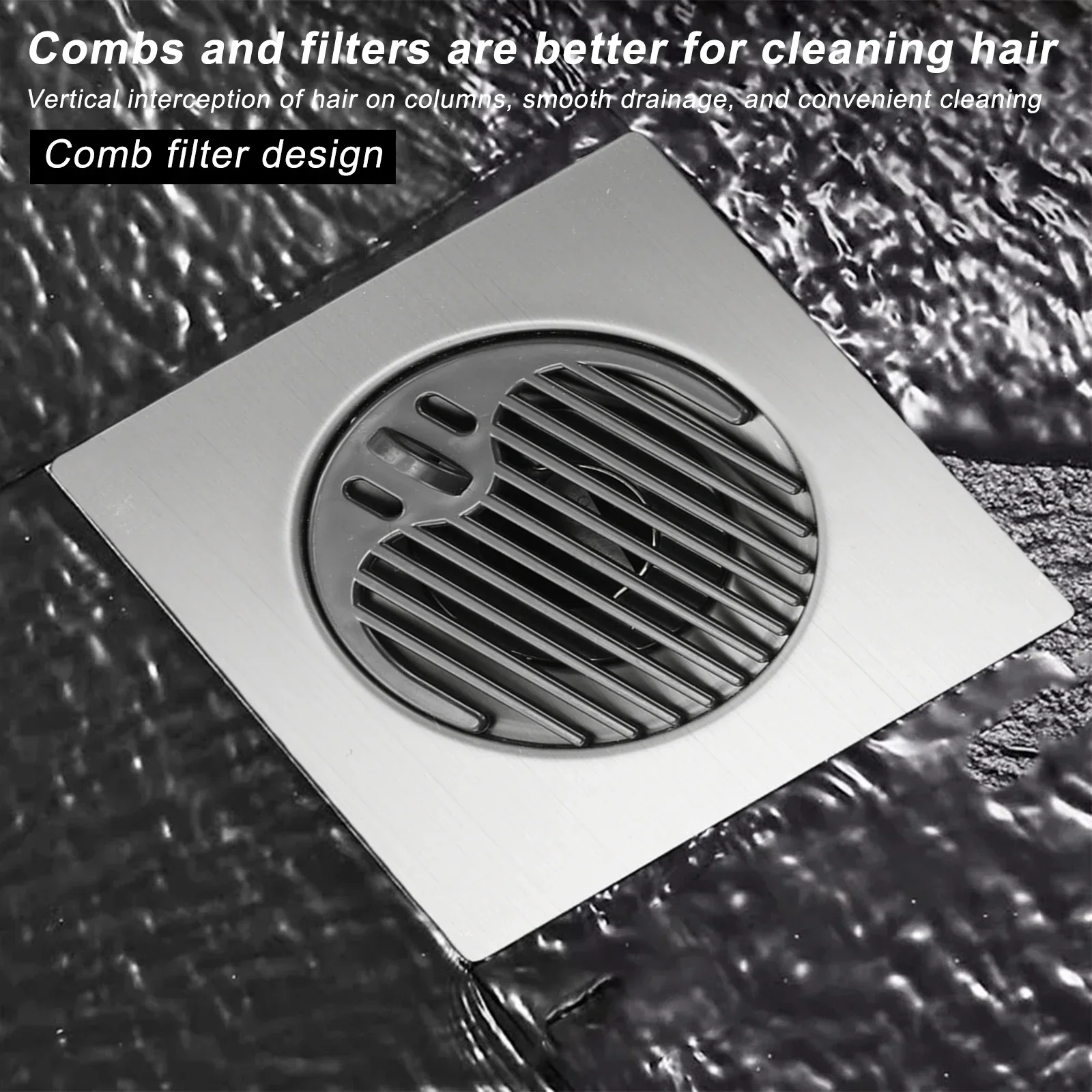 

Bathroom Sewer Pipe Filter Odor-Proof Floor Drain Bathroom Easy Installation Effective Hair Collection For Basement