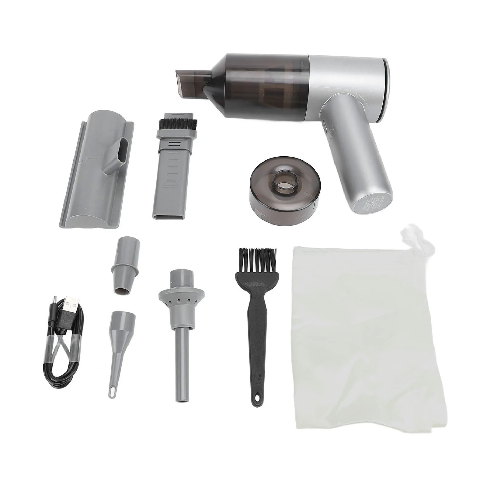 Портативный маленький очиститель клавиатуры, медный бесщеточный двигатель, аккумулятор 2500 мАч, 3 в 1, сжатый пылесос, 11 кПа, 2 мощности всасывания для домашних животных