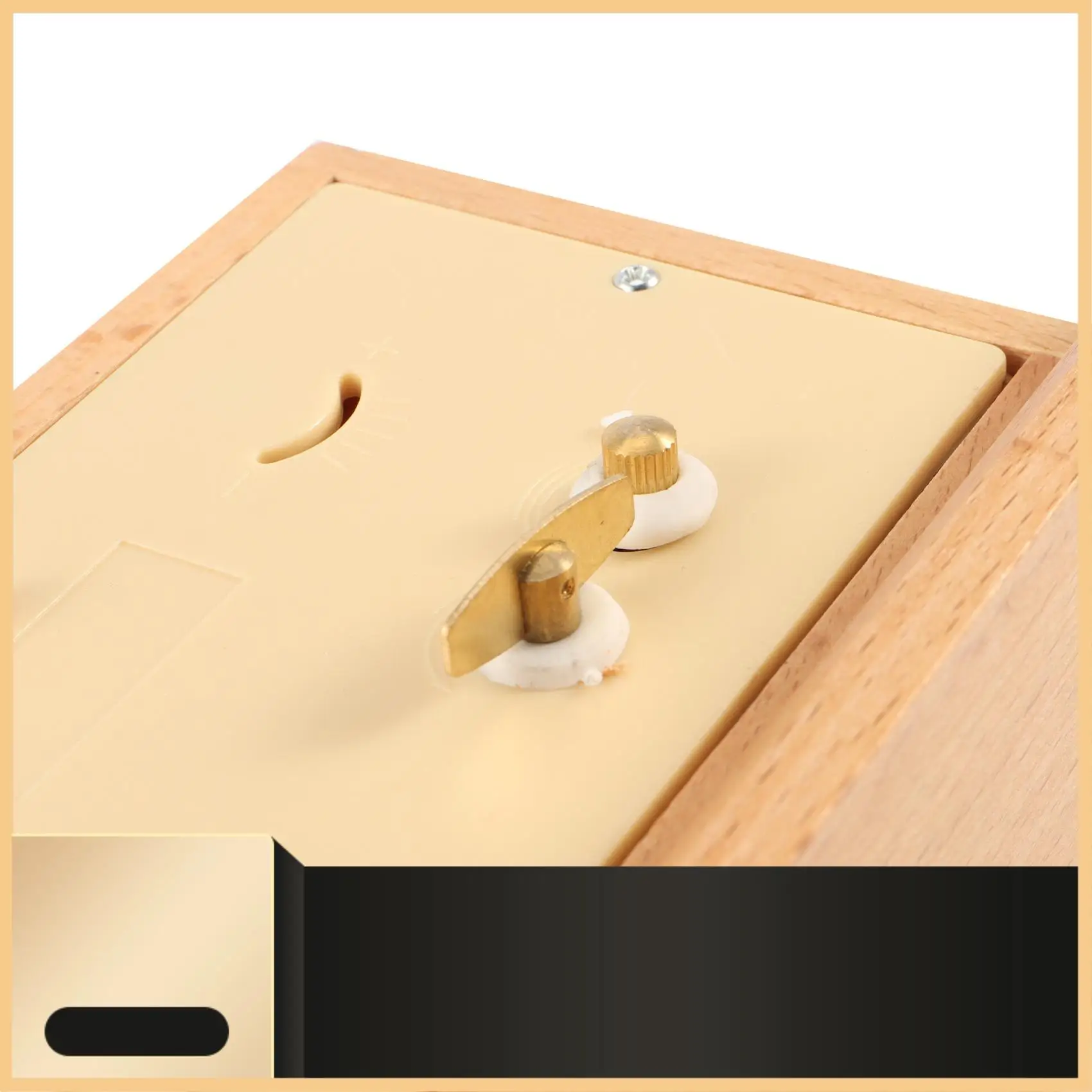 

Retro Analog Chess Clock Timer - Wind-Up Mechanical Chess Clock, No Battery Needed Wooden-N30R