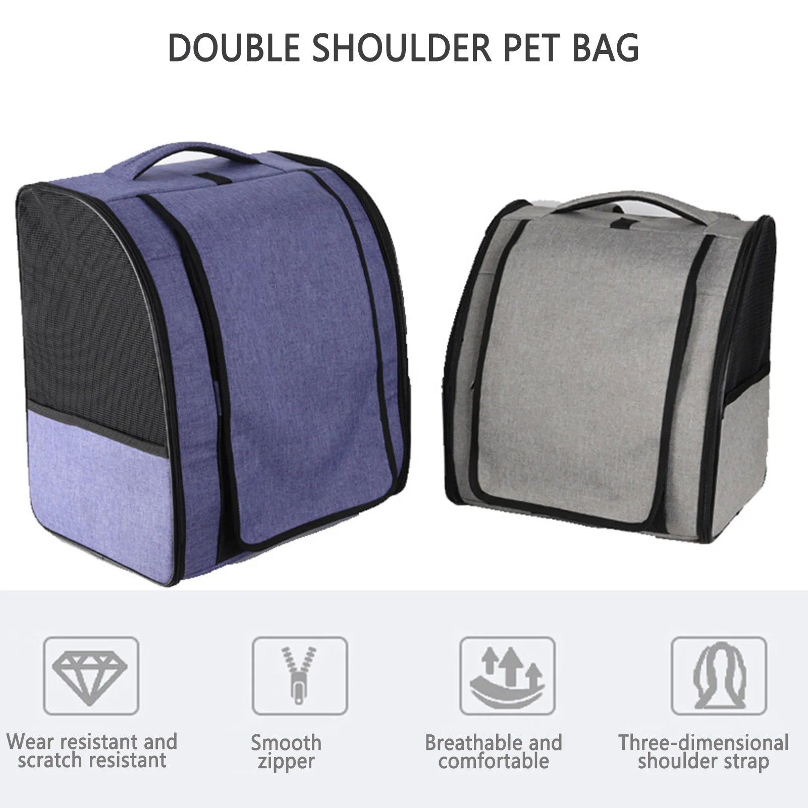 Oxford Cloth Pet Carrier Retractable Pet Shoulder Bag For Kittens Puppy