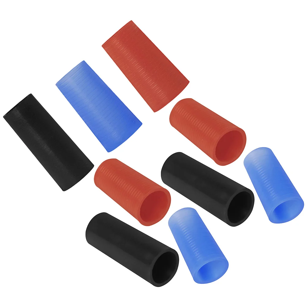

9pcs Saxophone Silicone Neck Cover Red Blue Black Instrument Parts Accessories Replacement Cork Tube Sleeve Music Tools