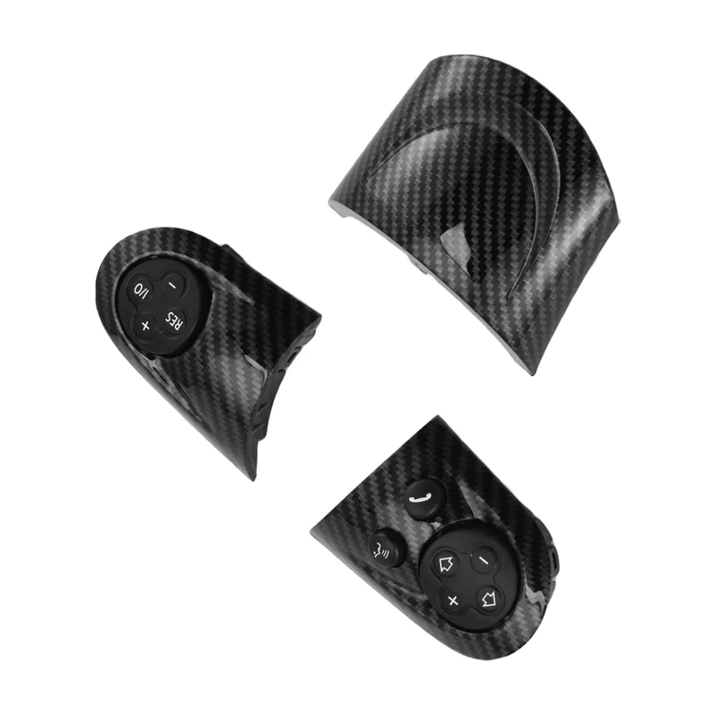 

Накладка из углеродного волокна для кнопки переключения рулевого колеса для MINI Cooper R55 R56 R57 R58 R59 R60 R61 Автомобильный многофункциональный