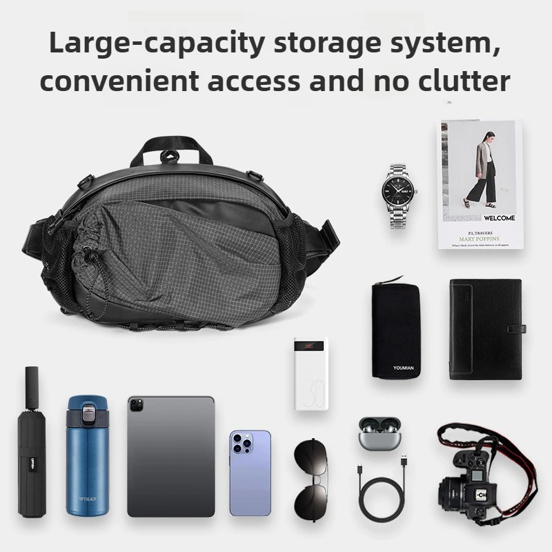 Mini Backpack Waist Bag for Men Designer Backpacks for Men Outdoor Hiking Trips Crossbody Bag Sports Cycling Backpack Designer