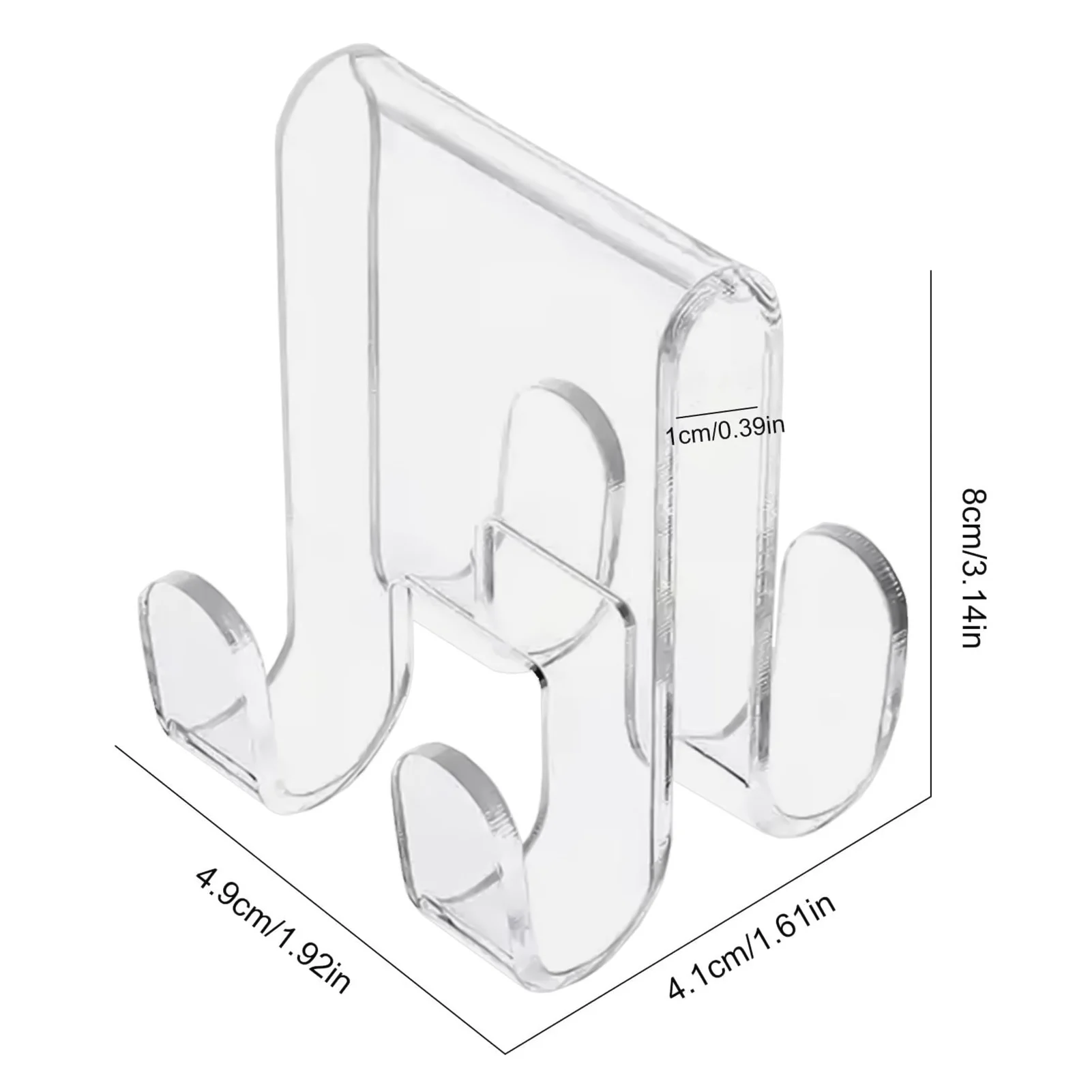Shower Door Hooks Behind Door Towel Rack Towel and Coats Hanger Nonstick and Non-punching Over the Door Bathroom Accessories