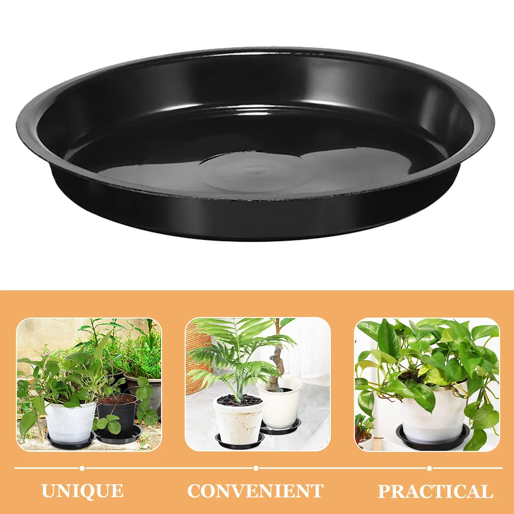 

2pcs Plant Saucer Round Thick Tray For Indoor Plants Water Catcher Plate Garden Decoration Flower Pot Bonsai Drainage Tray