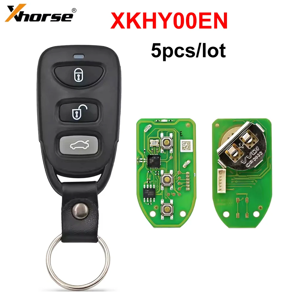 

5 шт./лот Xhorse XKHY00EN универсальный проводной дистанционный ключ 3 кнопки серии XK для Hyundai английская версия работает с инструментом VVDI Key Tool