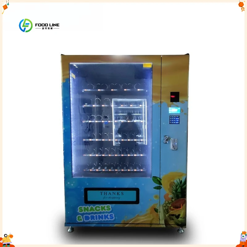 

Unmanned Snack Drink Vending Machine 24h Self-Service Retail for Airport & Mall Customized Cold Water Vending Machie