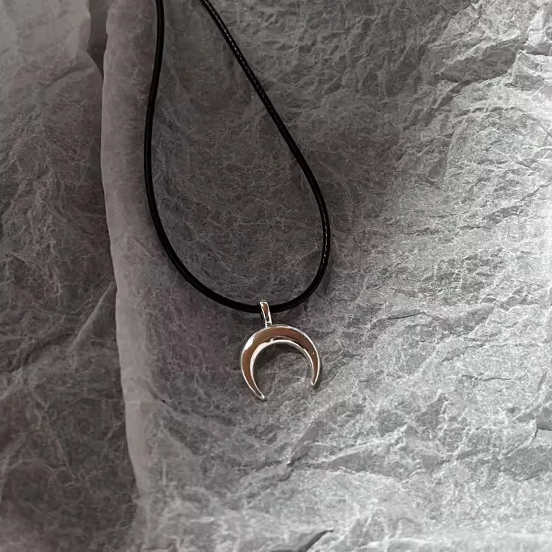 Star Silver Color Swirly Star 90s Chokers Celestial Best Friends Celestial Gift for Necklaces Pendant Men Women
