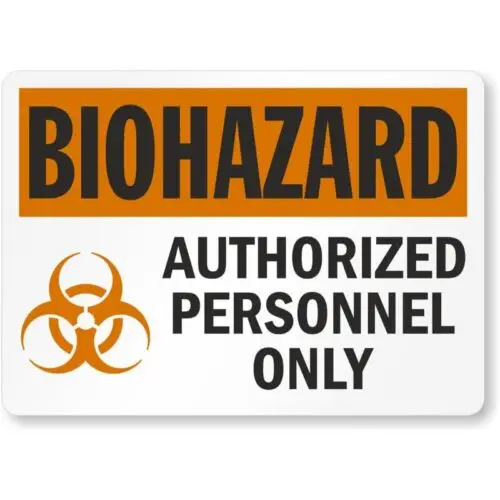 Authorized Personnel Bilingual Aluminum Weatherproof Sign p899-Aluminum