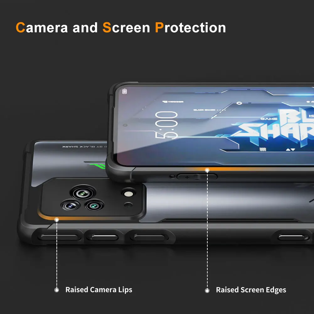 1/2/3PCS For Xiaomi Black Shark 5 Case Luxury PU Leather Wallet Flip Stand Lanyard Shockproof Phone Cover Bag