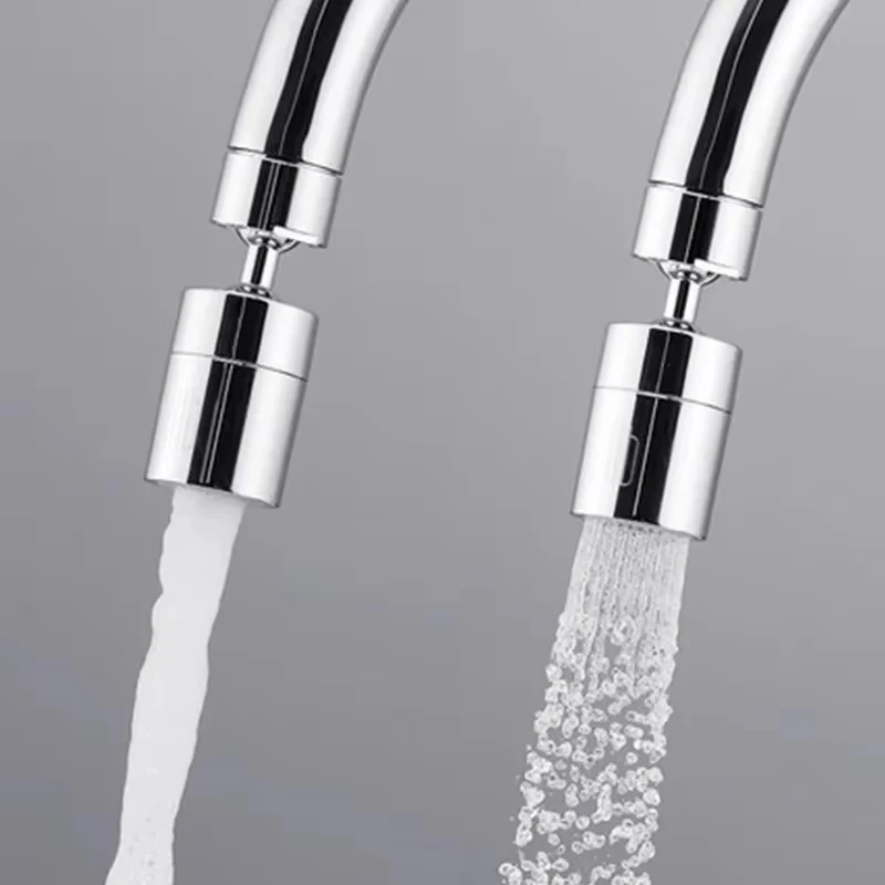 360 Degree Rotatable Faucet Spray Head With Magnetic Filter Nozzle Dual Mode Water Saving Kitchen Bathroom Tap Aerator Extension