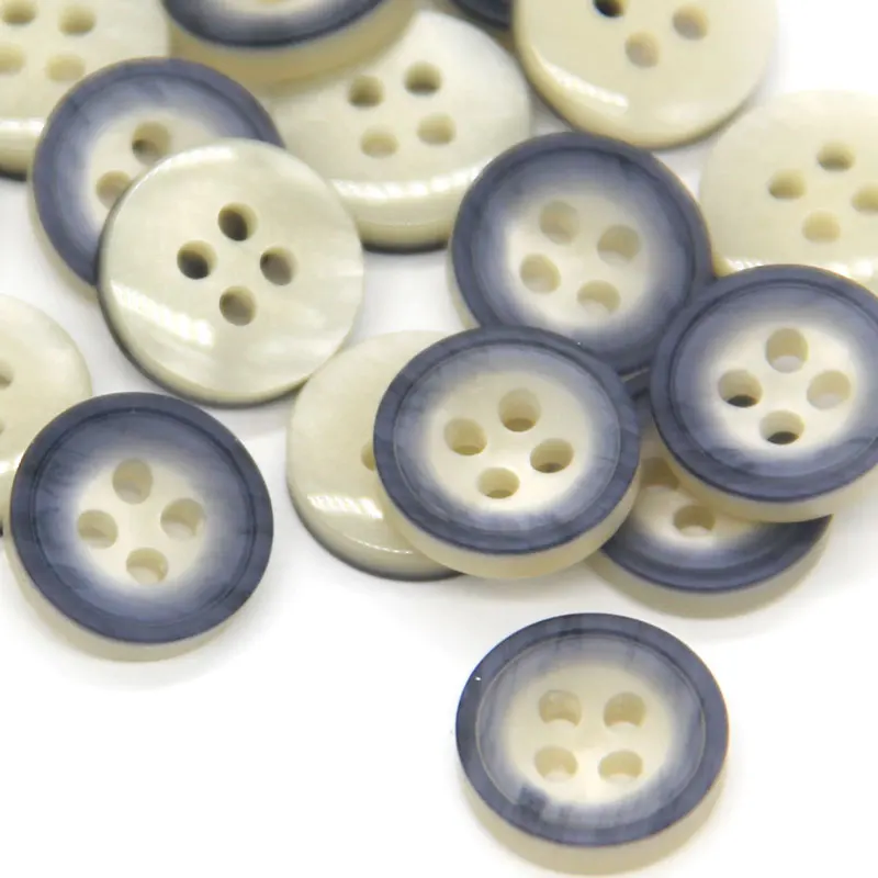 HENGC 9/10/11/13mm Fashion White Shirt Resin Buttons For Clothing Dress Cardigan Doll Mini Decorations DIY Crafts Wholesale