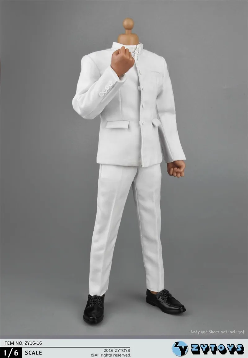 ZYTOYS 1/6 兵士 ZY16-16 中国チュニックスーツ服模型玩具アクセサリーフィット 12 ''アクションフィギュアボディ在庫