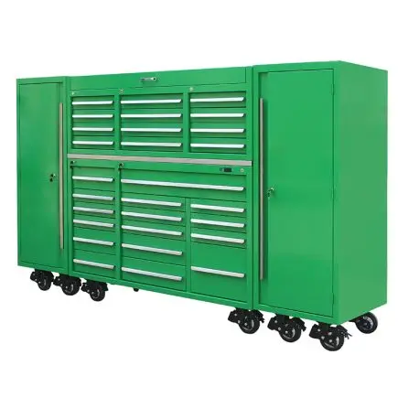 Rolling Tool Box Set Cabinet Garage Metal Tool Trolley Workshop Storage