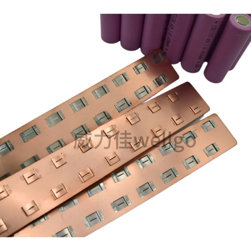 The Misaligned 18650/21700 Copper-nickel Composite Battery Connector Pure Nickel Sheet Busbar