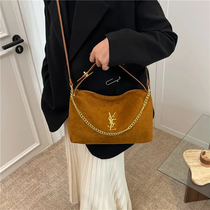 حقيبة كتف عصرية كبيرة الحجم، حقيبة كروس نسائية لعام 2025، محفظة يومية ذات سعة كبيرة، أنيقة وعملية #5