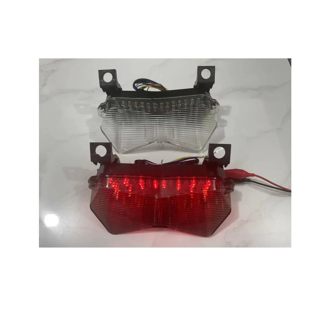 

Motorcycle LED Integrated Rear Lamp For KAWASAKI ZX6R ZX636 03-04 Z1000 03-06 12v Tail Brake Sport Lamp Turn Signals Taillights