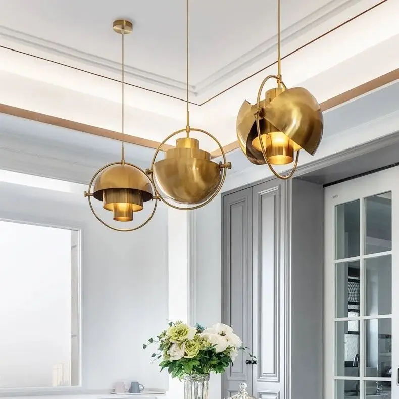 Modern Pendant Light Nordic Bedroom Bedside Hanging Lamp for Dining Room Shape Changed Suspension Droplight Indoor Lighting E27