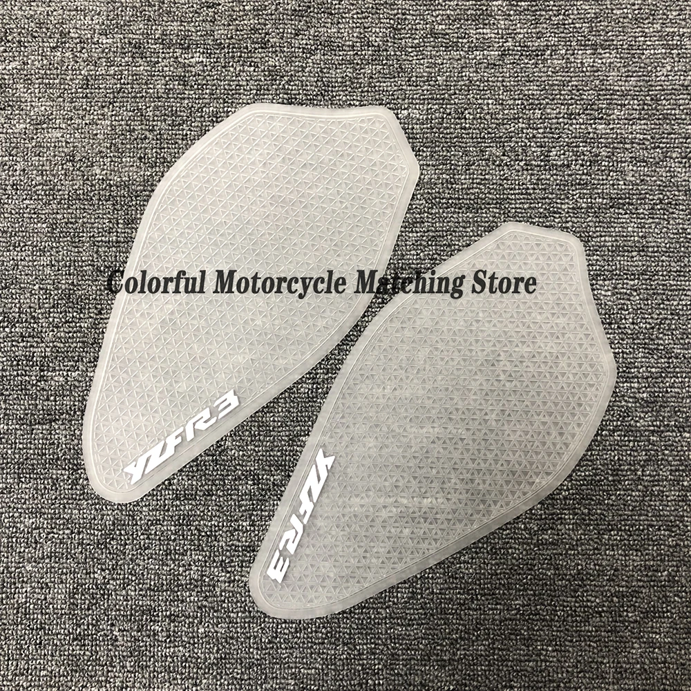 For Yamaha YZF R3 2019 2020 2023 Motorcycle side fuel tank pad Tank Pads Protector Stickers Knee Grip Traction Pad