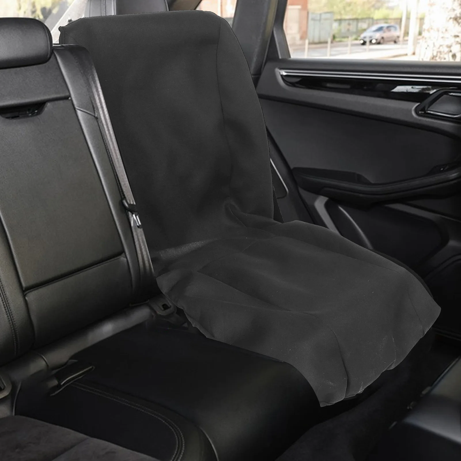 

Elastic Mesh Car Seat Cover Single Piece Driver Truck Front SUV Protector Breathable Fabric High Resilience Automotive Interior