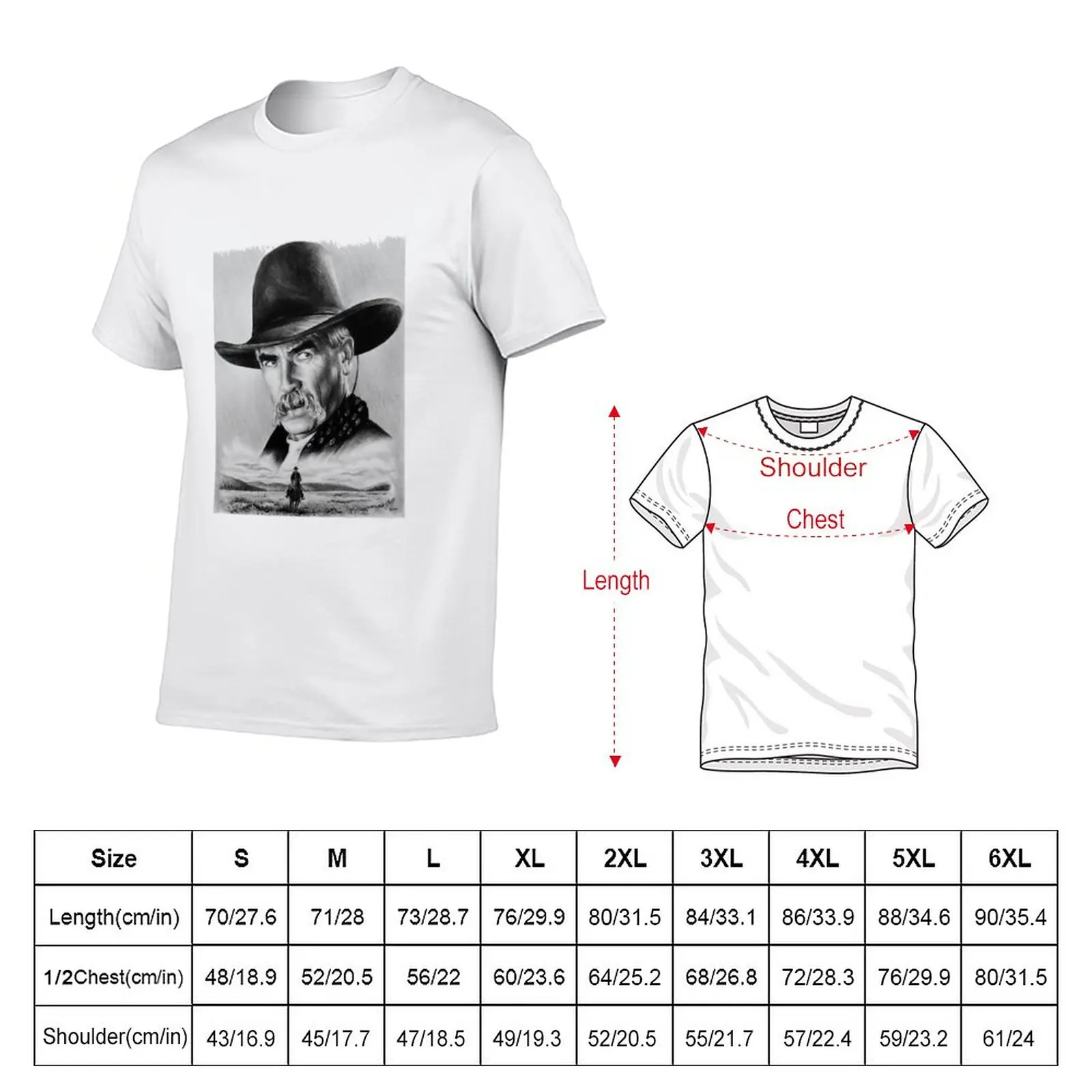 Sam Elliot Actor Received Many National Awards Golden Globe Academy Lone Rider Active Funny T-Shirt sports fans t shirts men