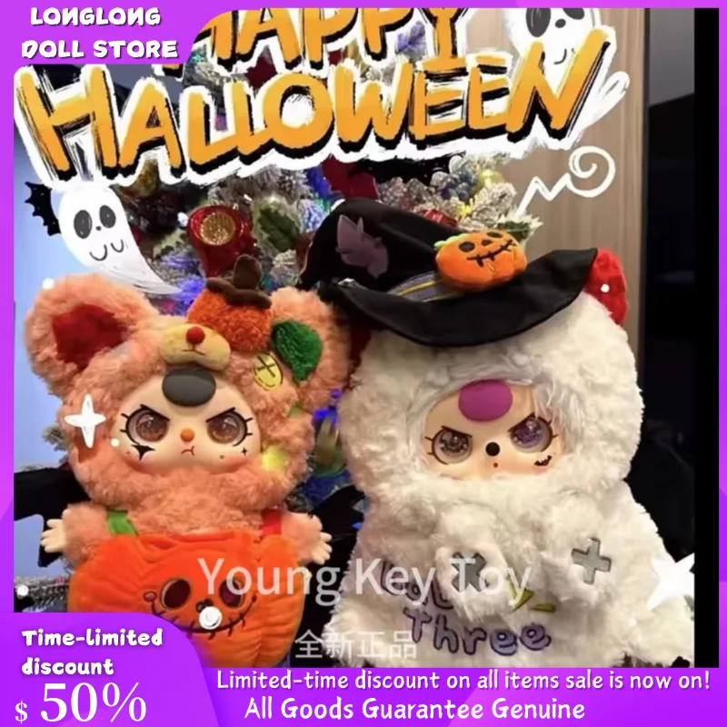 

Genuine 400% Baby Three Rare Limited Edition Halloween Series Blind Box Keychain Doll Collect Backpack Pendant Girl Bday Gift