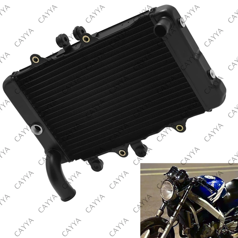 Refrigerador del radiador de repuesto para motocicleta, refrigeración para Honda Bros 400 1988-1990 Bros 650 NTV650
