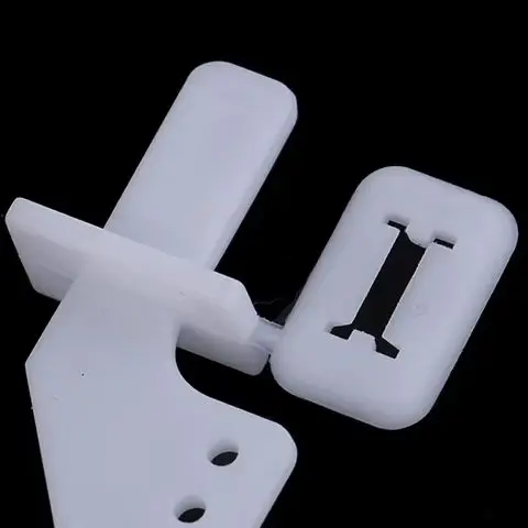 10 sets medium vergrendeling op nylon bedieningshoorn en gaffel 21 mm set roer 3,2 x 5,4 x 21 mm