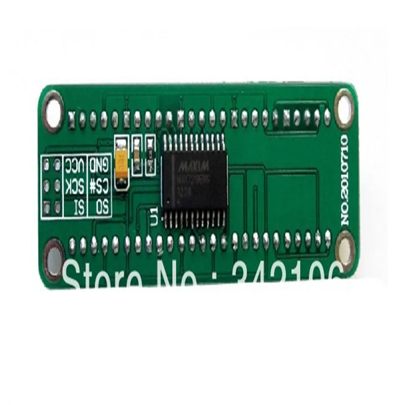 Pantalla digital estática, módulo microcontrolador serie, 5 SPI, Max7219, 5 piezas