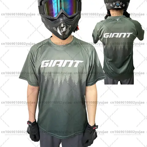 Giant MTB jersey DH motocross downhill sweatshirt Enduro long-sleeved jersey BMX mountain bike short-sleeved shirt Giant jersey